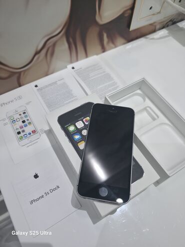 ipone şirvan: IPhone 5s, 64 GB, Space Gray, Sənədlərlə