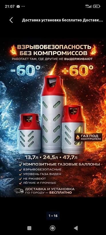 балон грузовой: Композитные газовые баллоны для сжиженного газа Диапазон рабочих — 1