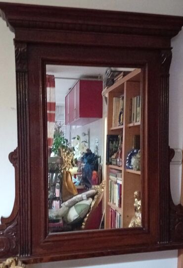 pamucni saten za posteljinu: Wall mirror, shape - Rectangle, Used