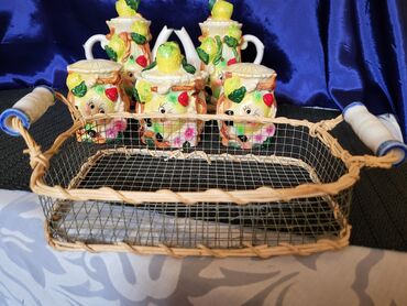 Ostalo posuđe: Komplet vintaz za zacine,petodelni. Kompleti za na sto,kupovani i — 5