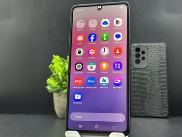 платы от сотовых телефонов: Samsung Galaxy A53 5G, Колдонулган, 128 ГБ, түсү - Кара, 2 SIM