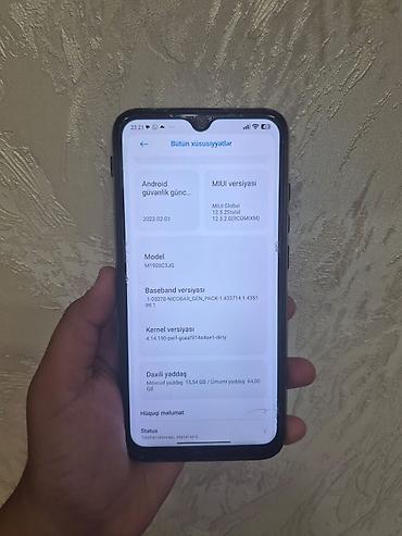 xiaomi 8 note pro: Xiaomi 64 GB, rəng - Qara, 
 Face ID — 6