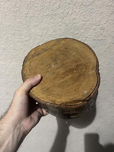 Şalban: Təbii ağacdan dairəvi kəsik (taxta dilim) - Material: bərk ağac — 3