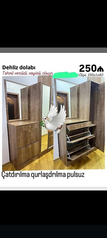Yeni, 2 qapılı, Güzgülü, Qəhvəyi, Açılan, Düz dolab lalafo.az -da Yeni, 2 qapılı, Güzgülü, Qəhvəyi, Açılan, Düz dolab