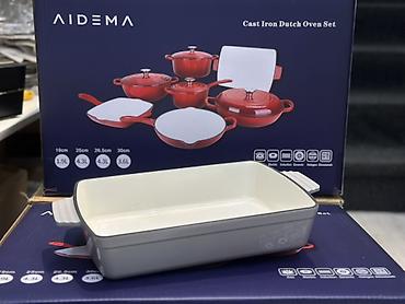aidema: Набор чугунной посуды AIDEMA — Cast Iron Dutch Oven Set. Состав и — 8