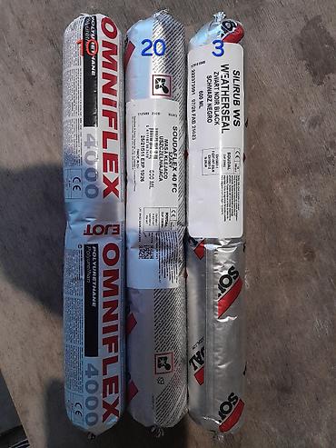 Poliuretan və silikon əsaslı peşəkar mastiklər paketi: - Omniflex lalafo.az -da Poliuretan və silikon əsaslı peşəkar mastiklər paketi: - Omniflex