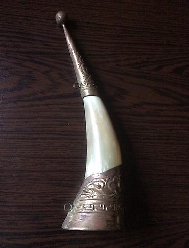 Рога: Qedim, tebii buynuz, bir eded,,Hec istifafe edilmeyib,hediyyelik Maral — 2