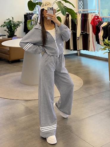 deo adidas: Adidas ženska trenerka široke nogavice NOVO Novo Pamuk Veličine s m l — 5