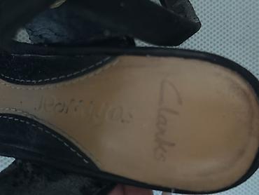 clarks обувь: Босоножки, 38.5, Clarks, Б/у, цвет - Черный, Самовывоз, Платная доставка — 3