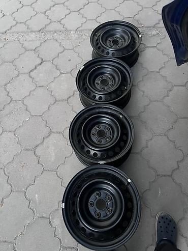 r16 4x100: Железные Диски R 16 Комплект, отверстий - 5, Б/у — 1