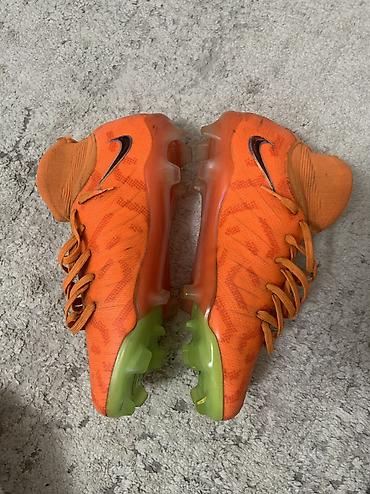 футбольное: Мужские кроссовки, 41, Nike, Б/у, цвет - Оранжевый, Самовывоз, Платная доставка — 1