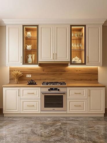 Sifarişlə mətbəx mebeli: Sifarişlə mətbəx dəsti, MDF — 1