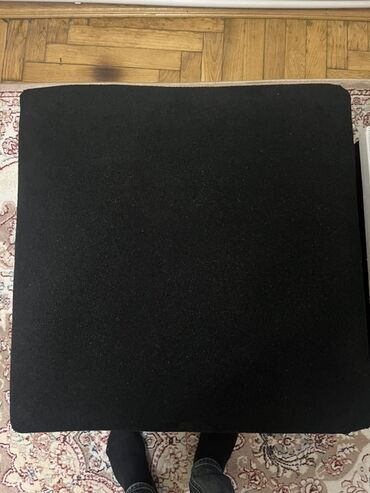 Pufiklər: Yeni, Pufik oturacaq, Parça, rəng - Qara, Çatdırılma yoxdur