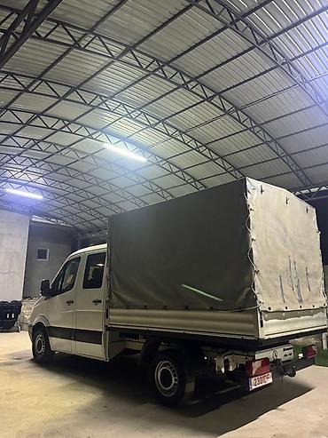 танар прицеп: Mercedes-Benz Sprinter 315 CDI тентованный бортовой грузовик с двойной — 2