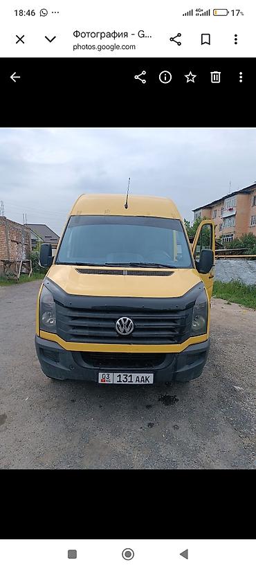 спринтер 2 7 змейка: Volkswagen Crafter: 2013 г., 2.7 л, Механика, Дизель, Фургон — 1