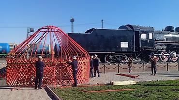 Аренда юрт: Аренда юрты, Каркас Деревянный, 80 баш, Самовар, Стол, Посуда — 9