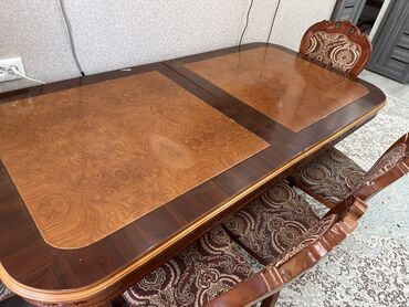 билиардный стол: Конок бөлмөсү үчүн үстөл жана отургуч, Колдонулган, түсү - Күрөң