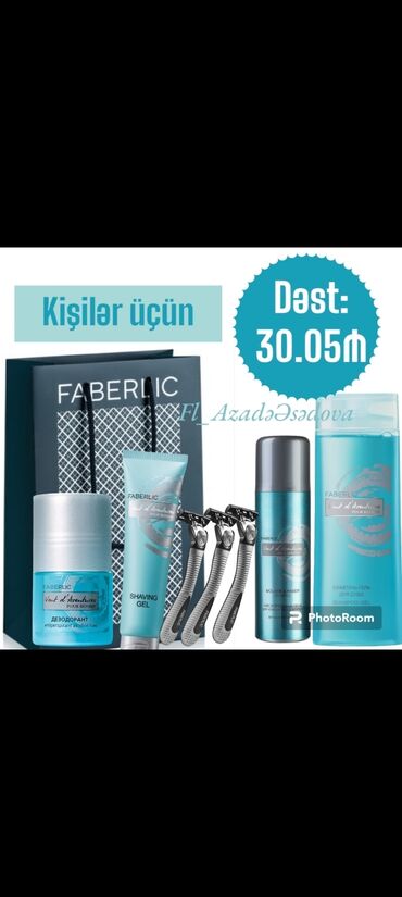 saç xınası: 400 ml Şampun 150 ml Təraş Köpüyü 70 ml Təraş Sonrası Balzam 50 ml