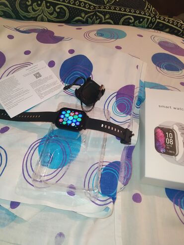 Smart saatlar: Yeni, Smart saat, Mikro, Sensor ekran, rəng - Qara