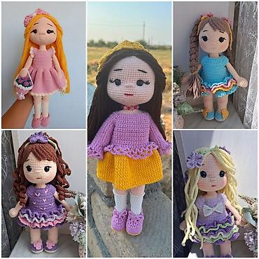 kukla sekili: Əl işı toxunma amigurumi kuklalar - Material: hipoallergenik — 1