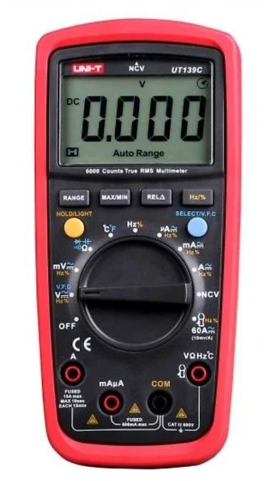 Unit UT139C True RMS Rəqəmsal Multimetr UNI-T UT139C – 6000 sayımlı