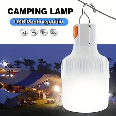 Oprema za kampovanje: LED kamp lampa sa kukom NOVO. Karakteristike: 1. ✨ Široko — 4