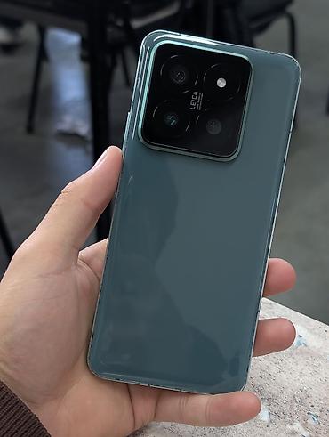 apple iphone 14: Xiaomi, 14 Pro, Б/у, 256 ГБ, цвет - Зеленый, 2 SIM — 1