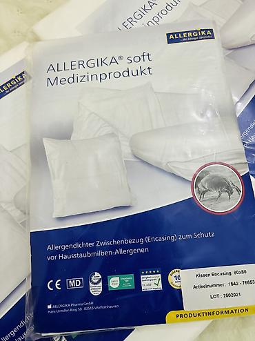 Digər tibbi məhsullar: Alergıya Astma xestelerı ucun xususı hazırlanmıs yorgan döşek yastıq — 1