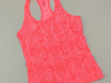 różowe neonowy t shirty damskie: T-shirt, H&M, M, stan - Bardzo dobry