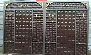 Распашные ворота: Металлические, Механические, Другой бренд, Для гаража, Для частного дома, Для сарая, С калиткой, Оптом, Новый, Бесплатная установка — 8