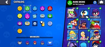 qaşıq dəst: Brawl Stars hesabı – geniş skin kolleksiyası və yüksək statistikalar