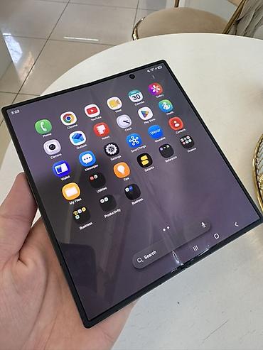 Уюлдук телефондор жана аксессуарлар: Samsung Galaxy Z Fold 7, Колдонулган, 256 ГБ, түсү - Кара, 2 SIM, eSIM — 3