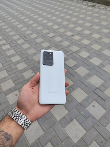 samsung i9010 giorgio armani galaxy s: Samsung Galaxy S20 Ultra, 128 GB, rəng - Ağ, Barmaq izi