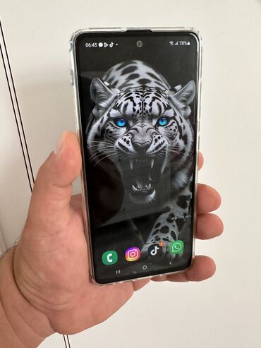 işlənmiş kompyuter: Samsung Galaxy A51, 64 GB, rəng - Qara, Sensor, Barmaq izi, Simsiz şarj