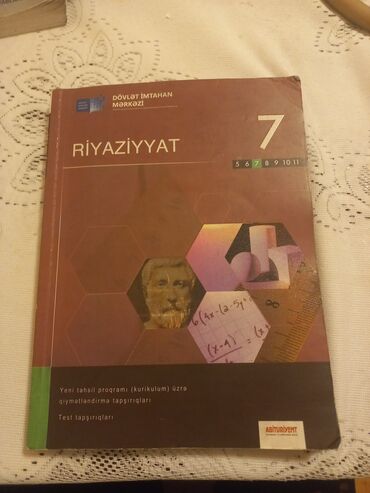 Kitablar, jurnallar, CD, DVD: Riyaziyyat dim 7
il:2019

metrolara çatdırılma var