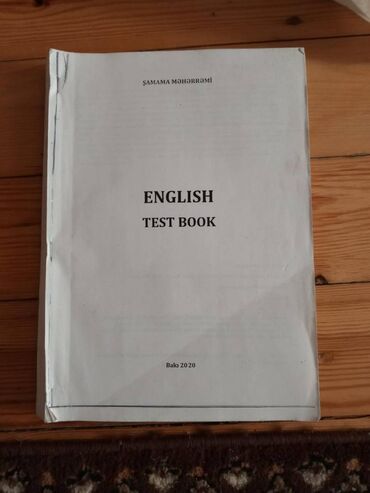 ingilis pulu: English Test Book, magistraturaya hazirlasmaq ucun, ici temiz