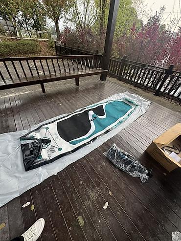 Лодки и комплектующие: Надувной SUP-набор SurfWave (полный комплект для сапсерфинга) аренда — 6
