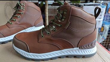 Ботинки: Зимние утепленные ботинки, натуральная кожа, толстая качественная — 6