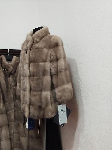 Шубы: Шуба, Норка, Короткая модель, M — 1