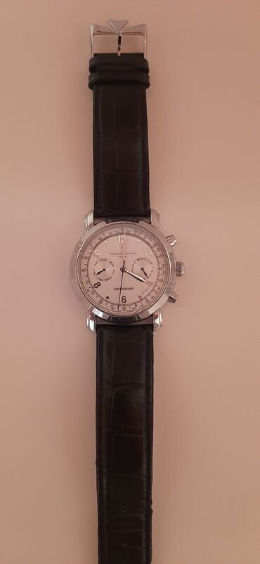 qara cins pencekler: Qol saatı, Vacheron Constantin, rəng - Qara