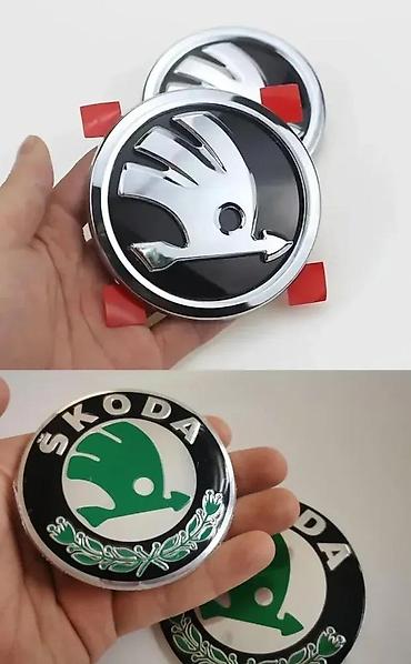 nalepnice za poljoprivredne mašine: ZADNJI ZNAK SKODA OCTAVIA SUPERB FABIA RAPID | NOVO ! ORIGINALNI — 2