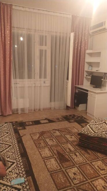 бишкек продажа квартир в Кыргызстан | Посуточная аренда квартир: 1 комната, 34 м², 105 серия, 8 этаж, Центральное отопление