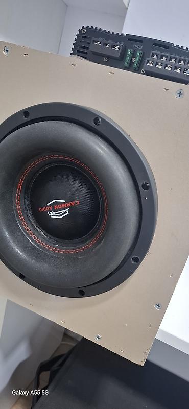 Автоэлектроника: CarMoon Audio subwoofer və gücləndirici komplekti - Brend/model — 1