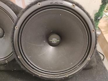 deaf bonce: Avtoakustika komplekti – subwoofer + 4 ədəd mid-woofer - Subwoofer — 4