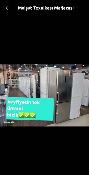 Blenderlər: Məişət texnikası mağazasında soyuducu və dondurucu modelləri - Bir