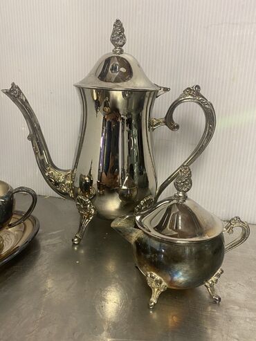 Qəhvə dəstləri və servizlər: Qəhvə dəsti, rəng - Gümüşü, Metal — 3