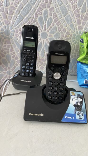 ���� �������������� в Кыргызстан | Стационарные телефоны: Телефоны Panasonic 2 шт,рабочие и АОН