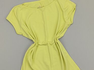 żółte bluzki eleganckie: T-shirt, S, stan - Dobry