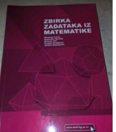 Knjige, časopisi, CD i DVD | Smederevo: Na prodaju knjiga i zbirka iz matematike za prvu godinu ekonomskog