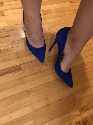 Tuflilər: Tuflilər, Ölçü: 38, rəng - Göy, İşlənmiş — 7